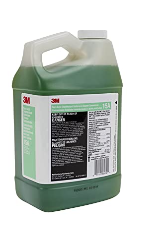 3M Disinfectant Bathroom Cleaner Concentrate, 0.5 Gallons, 4/Carton (15A) image 4