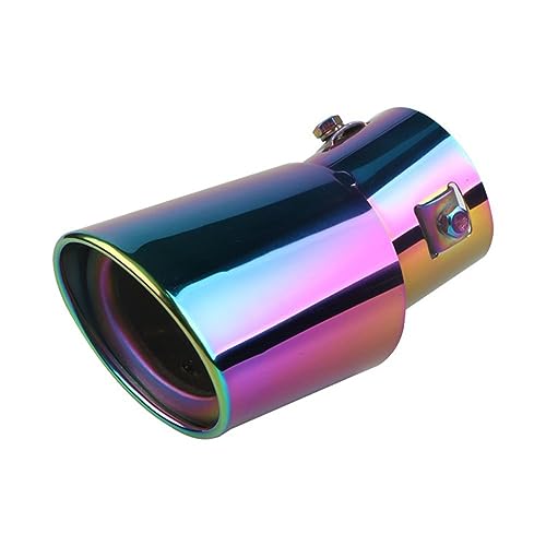 Embout de silencieux d'échappement de voiture coudé inox 63mm