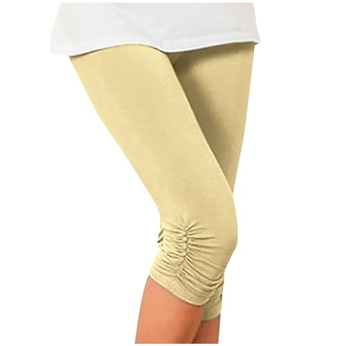 Treggings - Leggings deportivos para mujer, color azul marino, pantalones para caminar, talla 24, sexy, para mujer, pantalones deportivos para mantener en forma, pantalones de chándal, amarillo, M