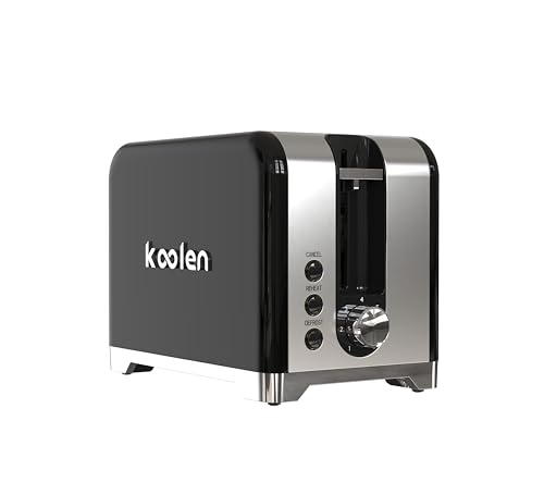 Koolen Limited Line Double Stainless Steel Toaster 930W Black