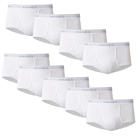 Hanes Męskie slipy (7 sztuk), 9-pak, biały, S