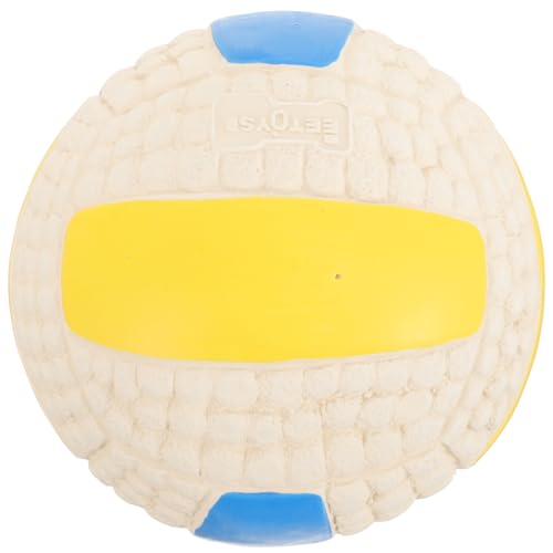 Beaupretty Dog Squeaky Ball Chew 9.5cm Interactive Teething Ball for