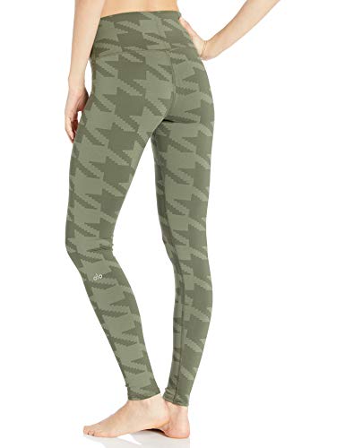 Alo Yoga Women's High Waist Airbrush Legging, Jungle Houndstooth, XS