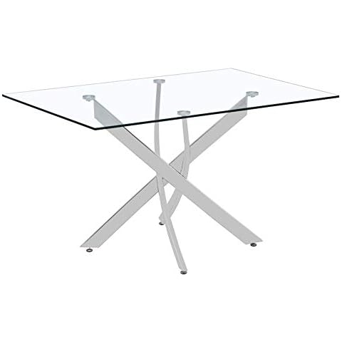 Mesa de Comedor de Vidrio GOLDFAN Cover