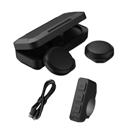 Auriculares inalámbricos con sistema portátil recargable para cascos