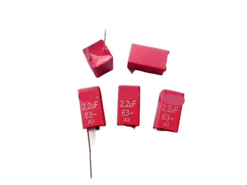 10pcs/20pcs Capacitor 63V 2.2uF 63V 225 5P: Can be Knee-Slapped Audio Capacitor DIY(10pcs)