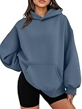 Fabric: Made of 100% polyester, skin-friendly, soft and comfortable Fashion Designs: Womens casual hoodies oversized designed with kangaroo pockets Occasions: Suit for casual wear, school, workout, vacation, daily life and outgoing Matching: Suitable...