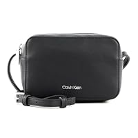 Calvin Klein Donna Borsa a Tracolla Ck Must Camera Bag Piccola, Nero (Ck Black), Taglia Unica