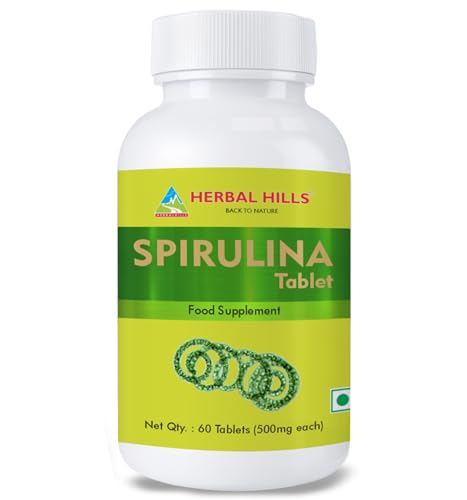 Image of Herbal Hills Spirulina Tablets (60 Count Pack of 5)