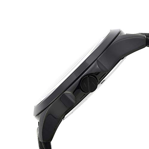 Armani Exchange Leather Analog Black Dial Men Watch - Ax2400, Black Band - Image 2