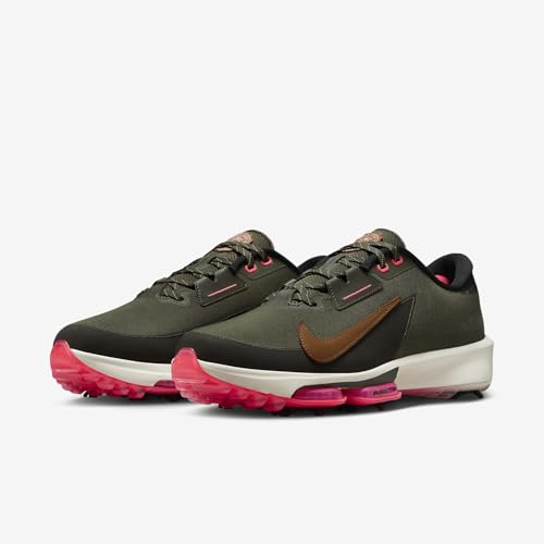 Nike Nike Infinity Tour 2 Golf Shoes (FQ8319-300, Cargo Khaki/Jade Horizon/Hot) Size 8.5