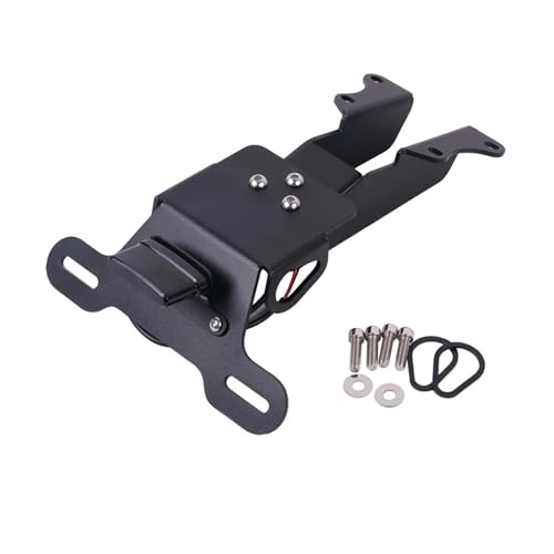 Support Plaque D'immatriculation Tracer 7 Anti Vibration Support Moto avec Éclairage Plaque LED