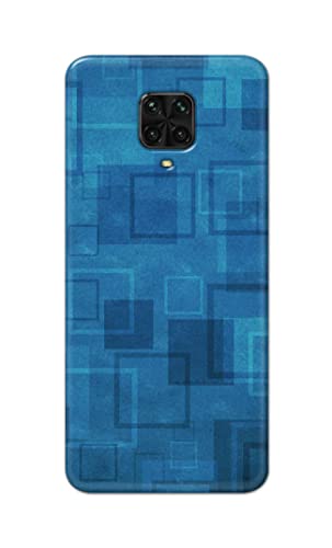 Image of Printed Hard Back Cover Case for Mi Poco M2 Pro Back Cover (Plain Azure Blue) -702