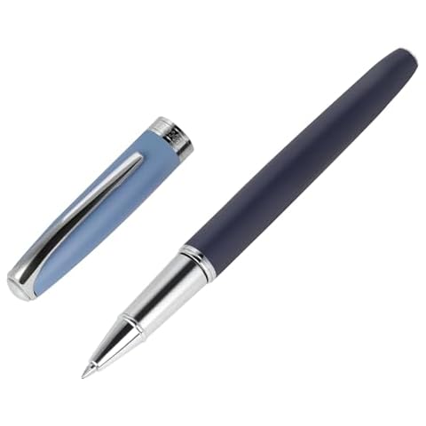 BOCIYER stylish Contrasting color Rollerball Pen,Luxury Roller Ball Pen Gift Set for Men & Women,cool cute pens Smooth writing best for Business Executive Office school(blue) Cover