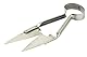 Schafschere 29 cm gebogene Klingen, Klingenlaenge 14,5 cm