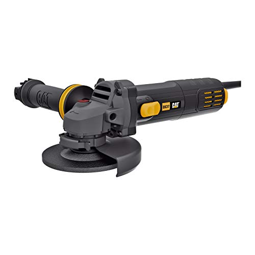 Smerigliatrice angolare CAT Caterpillar AC, smerigliatrice da 750 W, diametro dischi: 115 mm, velocità a vuoto: 12,000 1 min, rettifica, separazione standard, sgrossatura, manico di protezione
