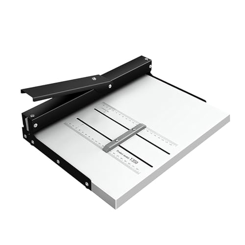 MObyat Manuelle Hochleistungs-Rillmaschine, Papierfalzmaschine, 0,8 Mm Falztiefe, 5 Mm Papiereinzugâ€¦ – Miniatur