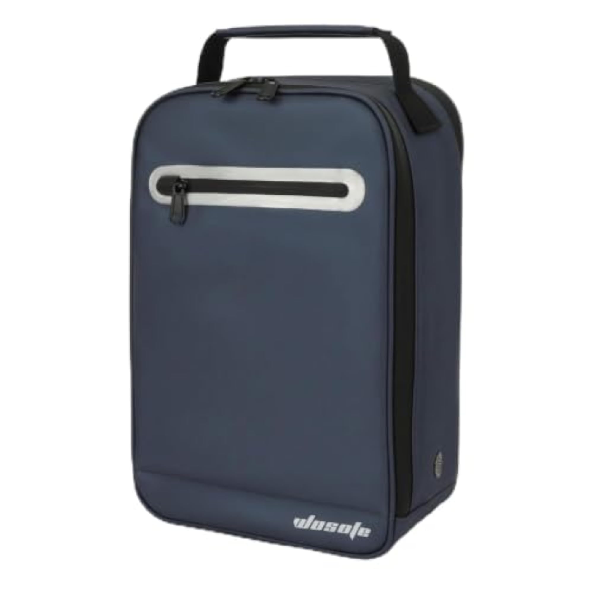 Upright Golf Shoe Bag, Rectangular Leather