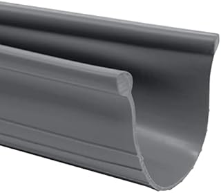 Garage Door Weather Seal - Bottom Seal Bead Type - Grey Vinyl (16')