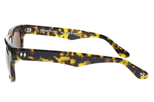Tres Noir Eyewear Co. Sixty-One Medium - Large Sunglasses (Blonde Tort)3