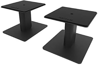 Kanto SP6HD Desktop Speaker Stands for Medium/Large Bookshelf Speakers & Mid-Size/Full-Size 4”-7” Studio Monitors | 6