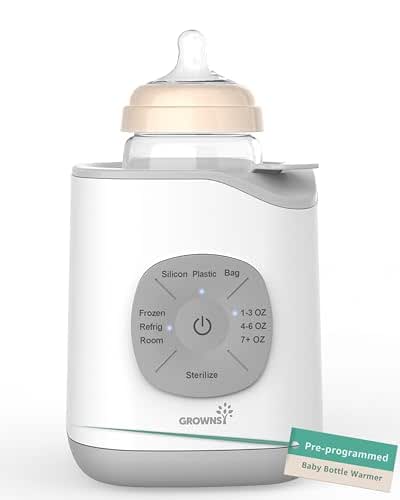 GROWNSY Bottle Warmer, Baby Bottle Warmer Fast for Breastmilk &
