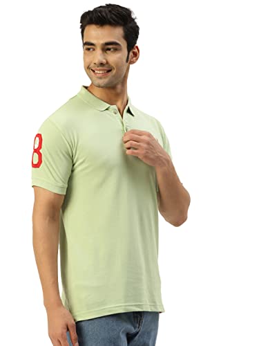 Image of CHKOKKO Men's Cotton Regular Fit Half Sleeves Polo T-Shirt