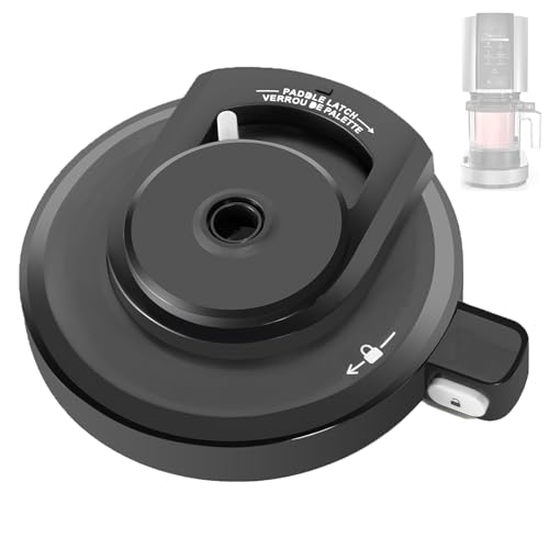 Außenschalendeckel Eismaschine, Auslaufsicher Ersatz Deckel für Ninja Eismaschine, BPA-Frei & Spülmaschinenfest, Eismaschine Zubehör Kompatibel mit NC299AMZ/NC301/NC300/NC201/NC101 Serie (Kein Paddel)