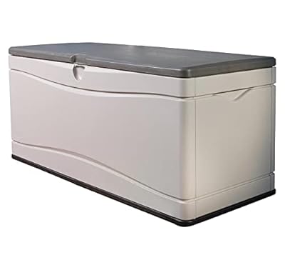 Lifetime 60012 Extra Large Deck Box, 130 Gallon, Desert Sand/Brown