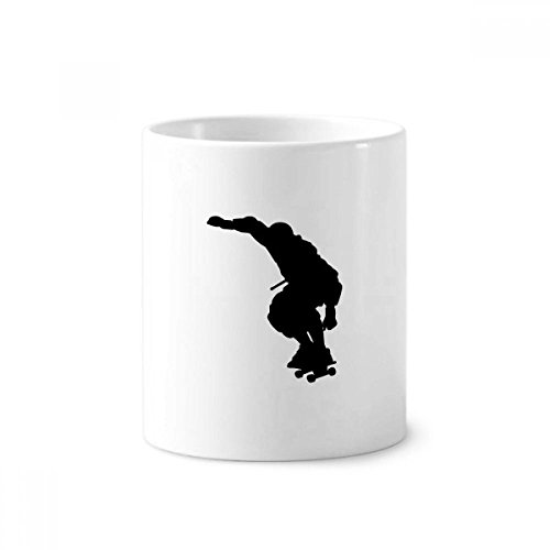Mug de patinage de rouleau 350ml gobelet céramique pour pinceaux de maquillage
