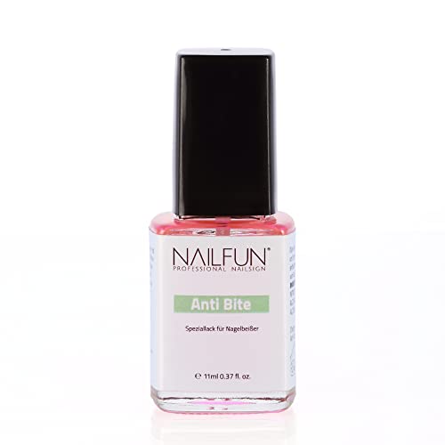 NAILFUN Nagelkauer STOP - 11ml Speziallack gegen Nagelbeißer – anti nagelkauen – gegen fingernägel beißen – stop nail biting