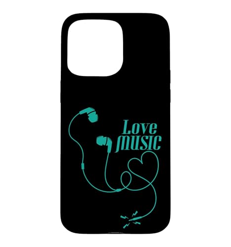 Love Music �C���z�� �n�[�g�P�[�u�� �X�}�z�P�[�X iPhone 15 Pro Max �p