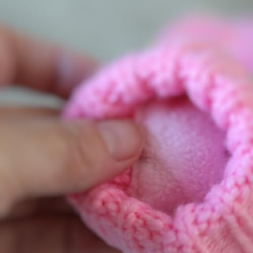 Girls Fun Speckled Knit Mittens for Kids All Ages 1-12 Years, Premium Quality, Fleece-lined, Thick, Cold Weather Essentials2