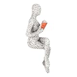 Figurine de femme lisant en résine : fabriquée en résine, cette figurine unique et élégante représente une femme lisant et apporte une touche artistique à votre intérieur