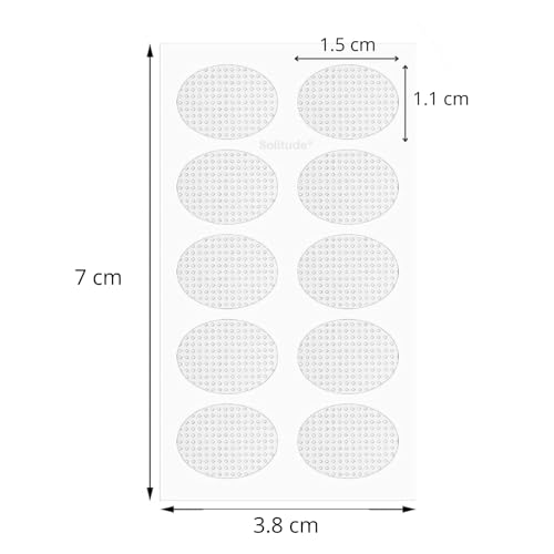 Image of Solitude 80 Pcs Invisible Ear Lobe Support Patches for Earrings & Big Jhumkas Earlobe Tapes & Stickers Transparent Earring Supporter for Girls & Women Heavy Earrings