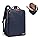 Sac à Dos élégant Pour Ordinateur Portable Pour Femme, Approuvé Par Les Compagnies Aériennes, Voyage, Travail, école, Sac à Dos Décontracté Pour Ordinateur Portable de 15,6 Pouces (Bleu Marine)