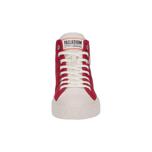 Image of Palladium Unisex Palla Ace Mid Organic Canvas Lace Up Sneaker