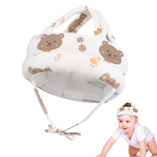 QingWing Casque Anti Chute Bebe, 360 Degrés Casque Protection Bebe, Respirabilité Réglable...