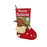 Taille S : mesurant 47 x 30 cm, ces grandes chaussettes offrent beaucoup d'espace pour les surprises et les friandises, parfaites pour les fêtes de vacances en famille et entre amis.