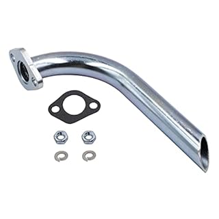LOSTAR Custom Header Exhaust Straight Pipe Compatible with the Coleman CT200U-EX Minibike Performance Parts