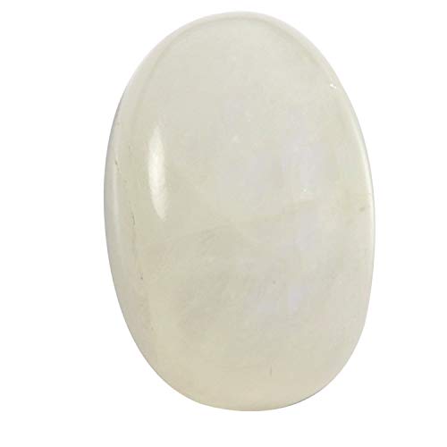 Pierre de lune arc-en-ciel ovale cabochon 52ct de qualité gemme unique