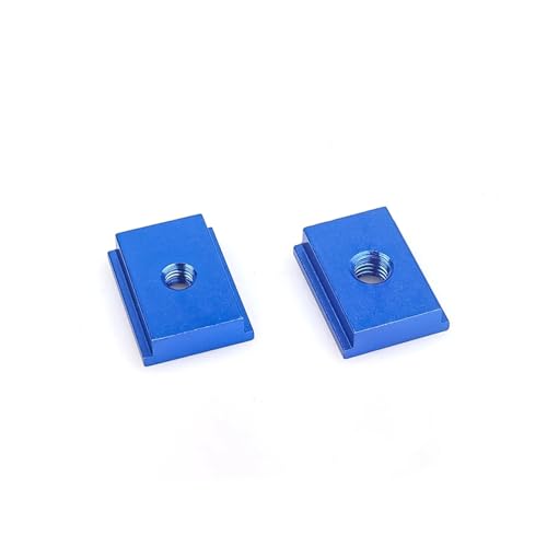 Écrous et glissières en T M6 bleu pour aménager un atelier de menuiserie moderne