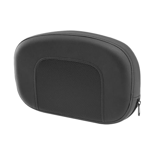 Coussin de dossier arrière universel noir pour moto Davidson avec Sissy Bar