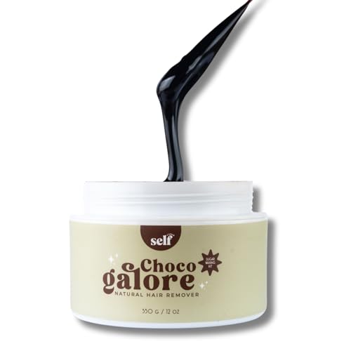 Self o'Clock Sugar Waxing Kit for Women & Men 12oz Natural Sugaring Wax For Sensitive Skin - Soft Sugar Wax for Bikini,Brazilian,Face,Arms & Legs Includes Strips,Spatula,Prep Powder & Post Oil