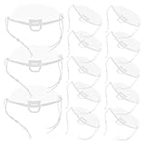 Toddmomy Masques de Service Alimentaire 20 Pièces Protection Faciale Antibuée Chefs la Cuisine Restauration Prévention Salive Port Confortable