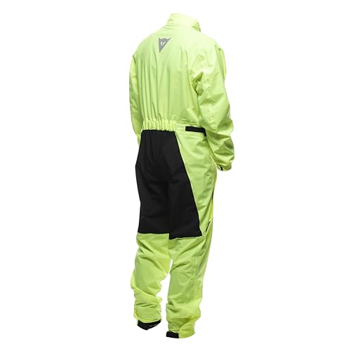 Dainese - Ultralight Rain Suit, Faltbarer Regenanzug für Motorradfahrer, wasserdicht und winddicht, für Männer und Frauen, Fluo Gelb, L