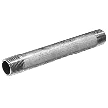 USA SEALING ZUSA-PF-5785 Aluminum Schedule 40 Pipe Nipple Threaded on Both Ends, 3" NPT, 6" Long