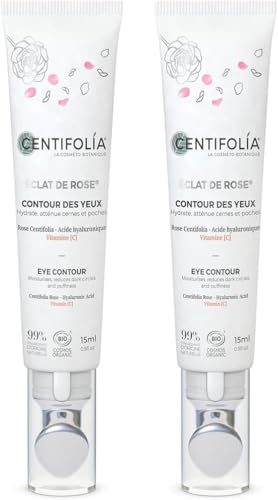 Contour des yeux éclat de rose Centifolia soin anti-poches et ridules pour tous types de peaux