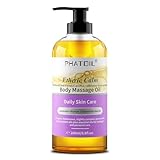 PHATOIL Etheric Calm Body Massage Oil 260 ml (8.8 fl.oz), Blends of Natural Plant Oils & Lavender Oil, Roman Chamomile and Neroli Essential Oil for Massage Skin Care, Body Oils for Women and Men