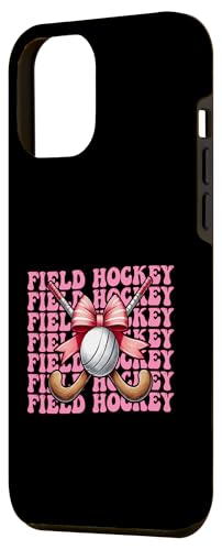 Coquette Bow Joueur de hockey sur gazon Équipe Fille Maman Fête des Mères Coque pour iPhone 12 Pro Max – vue 2